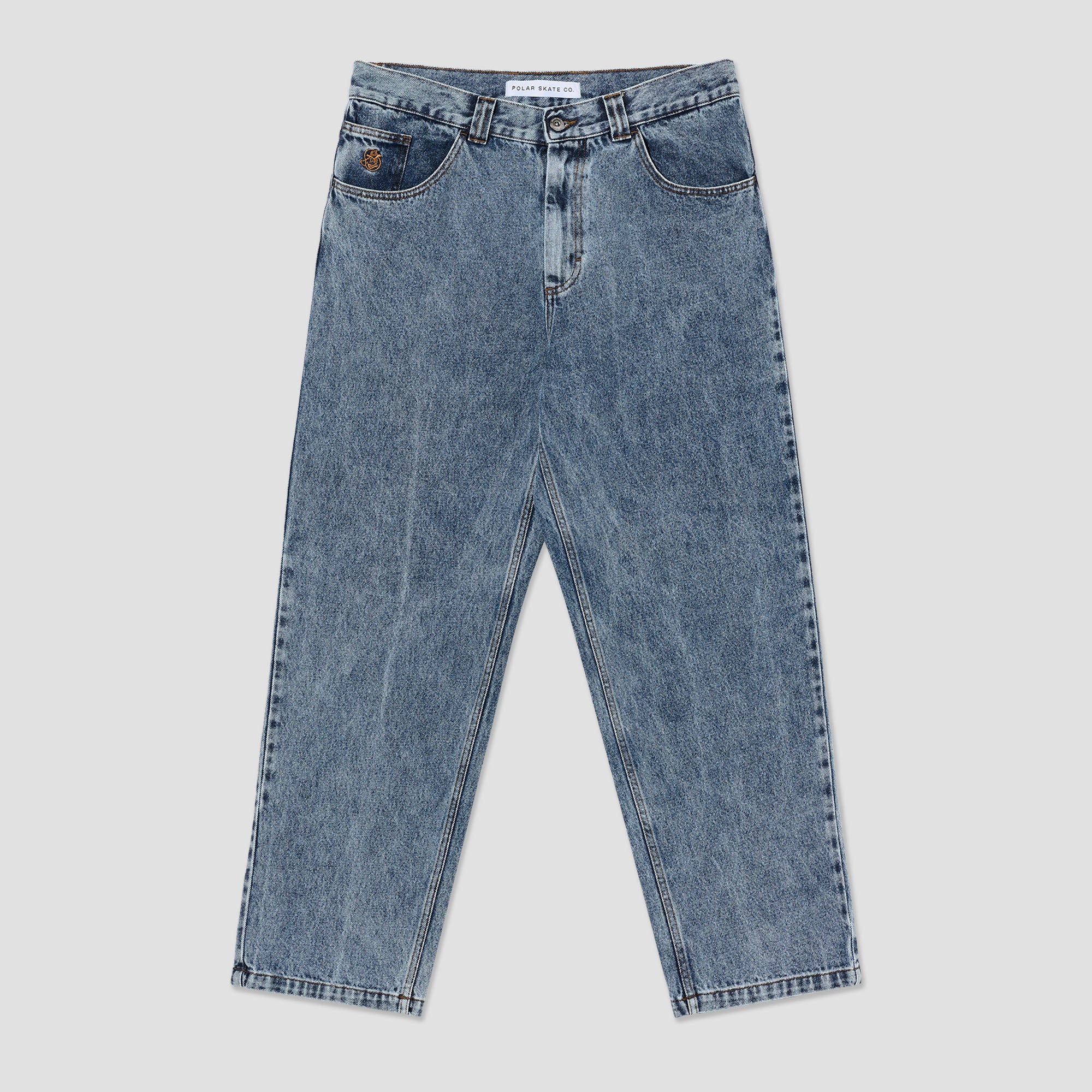 Polar 93 Pants Heavy Washed Blue