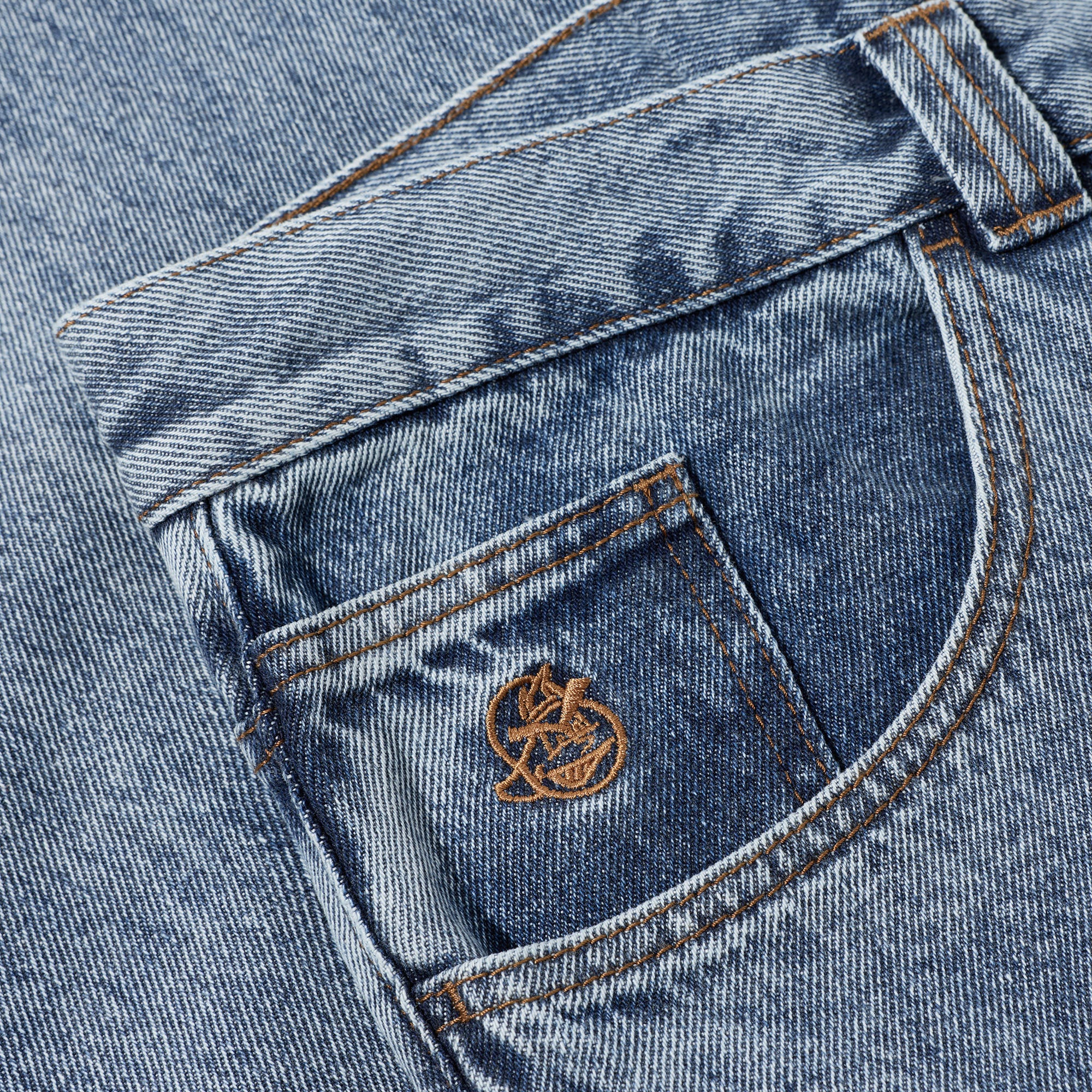 Polar 93 Pants Heavy Washed Blue