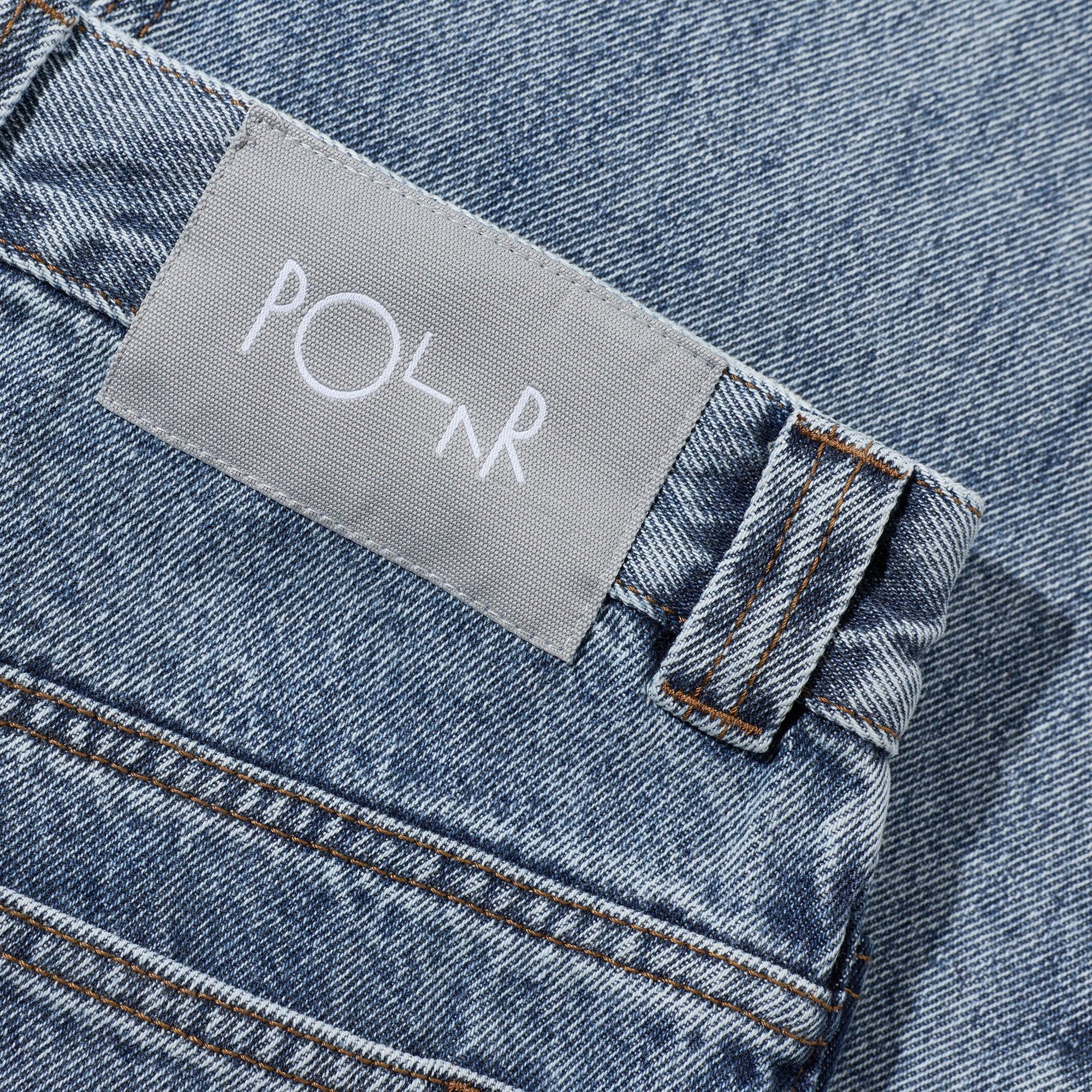 Polar 93 Pants Heavy Washed Blue
