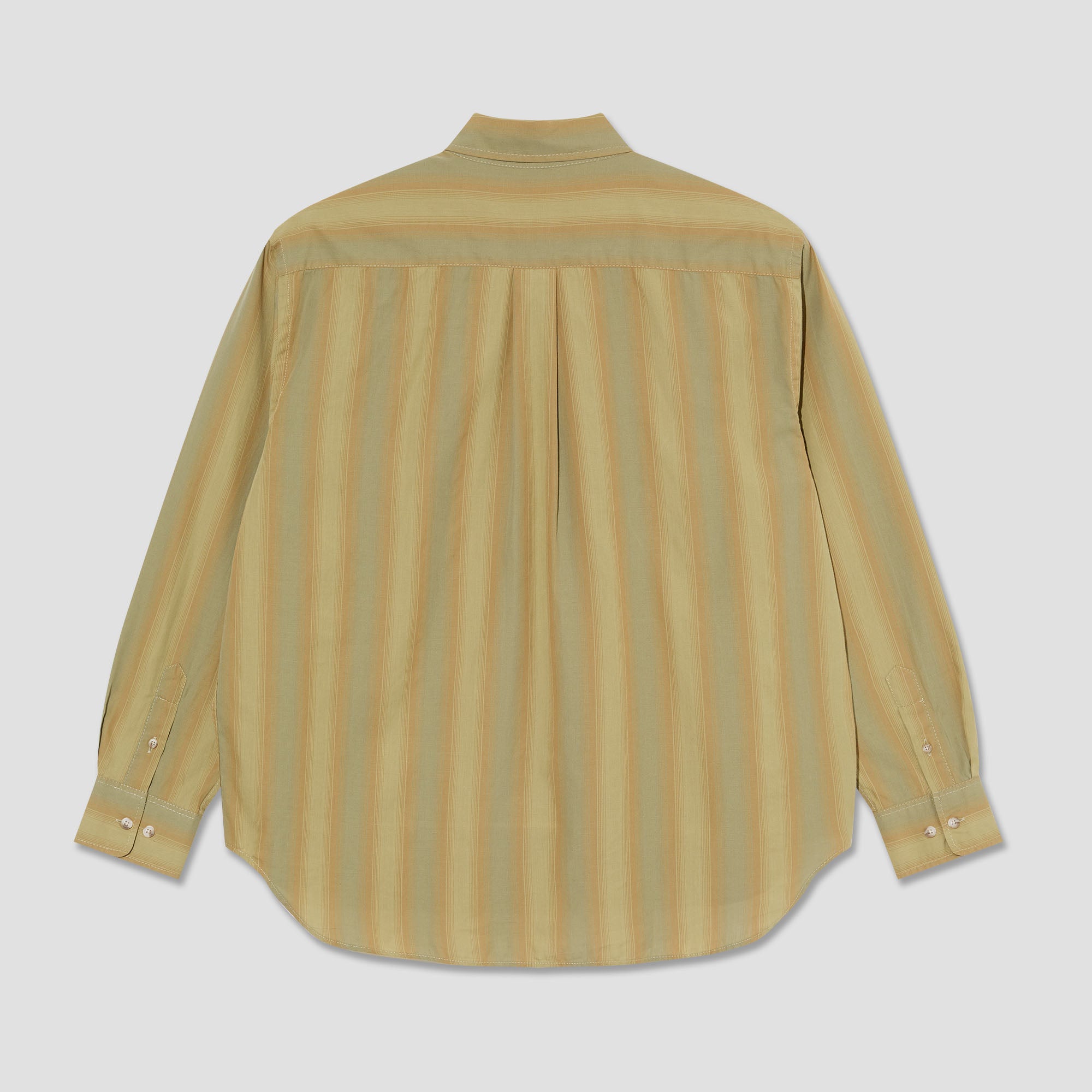 Polar Ben Longsleeve Shirt Green Stripe