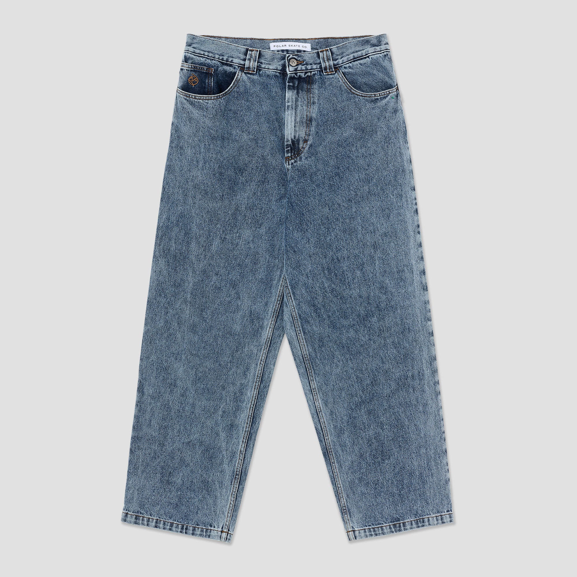 Polar Big Boy Pants Heavy Washed Blue