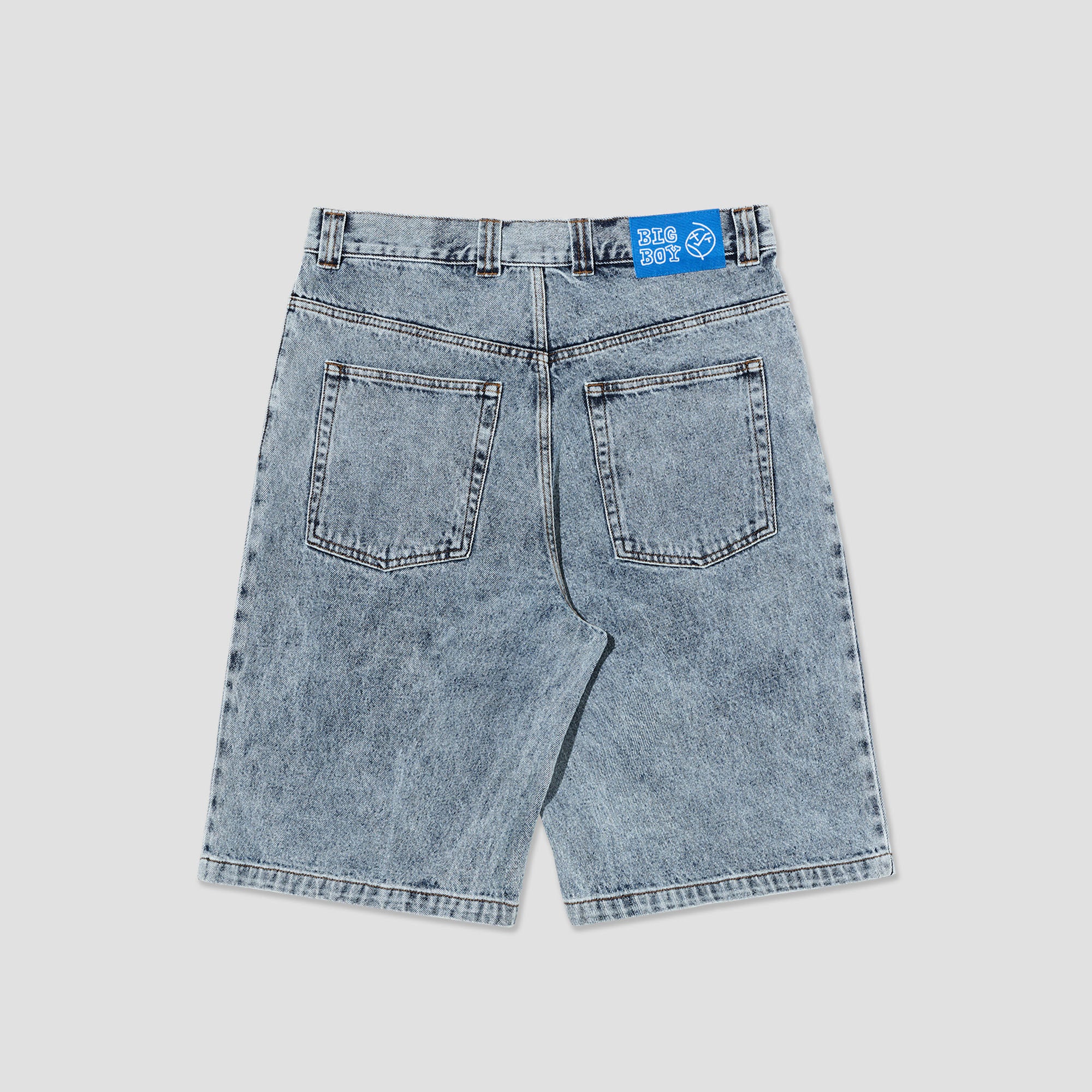 Polar Big Boy Shorts Heavy Washed Blue
