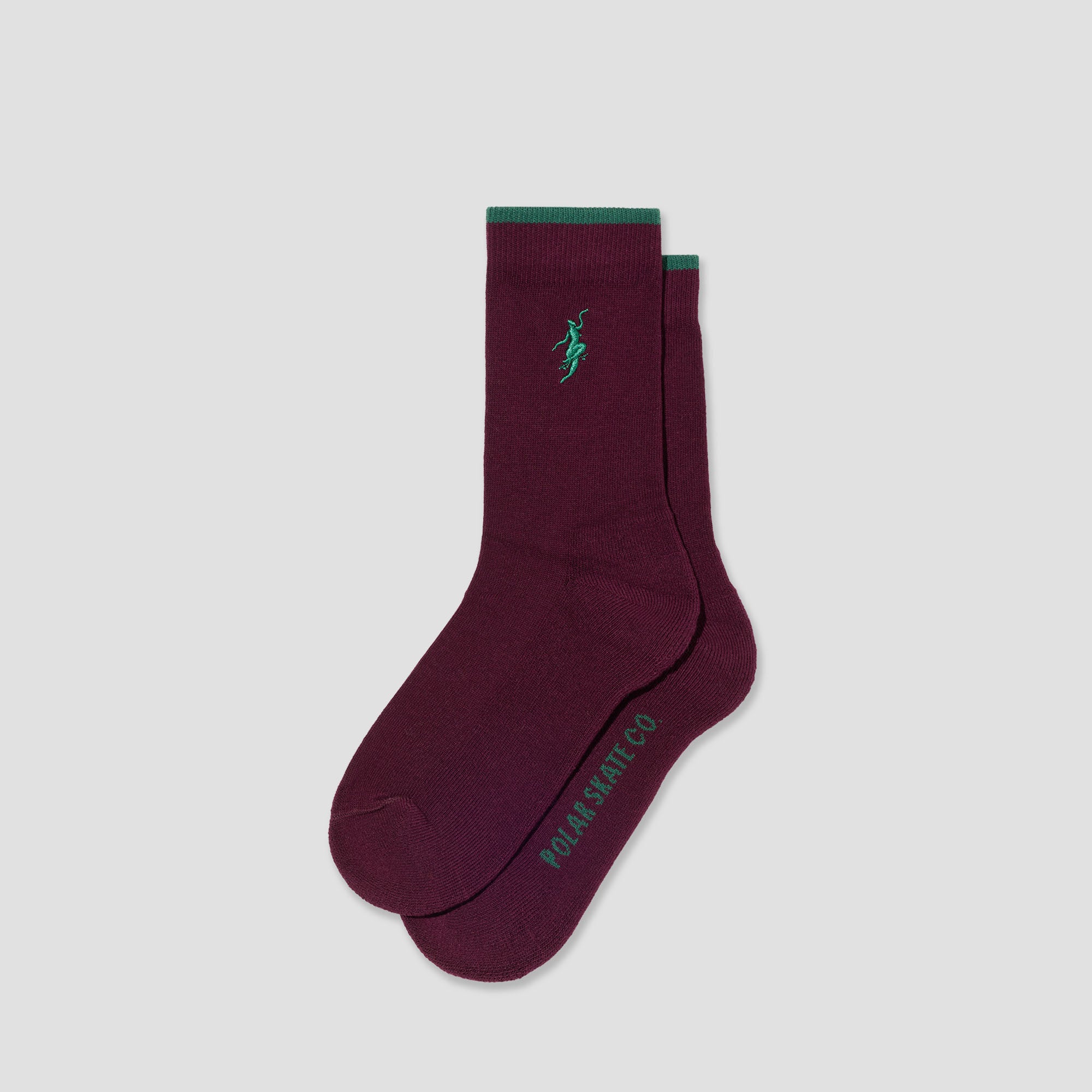 Polar Business Socks No Complies Forever Bordeaux / Green