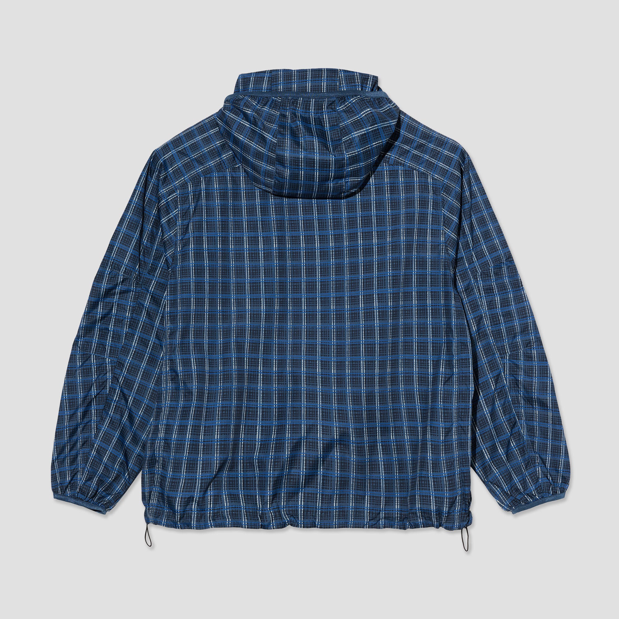 Polar Chase Light Shell Jacket Blue Check