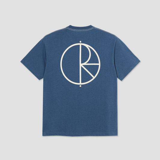 Polar Stroke Logo Contrast T-Shirt Grey Blue