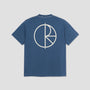 Polar Stroke Logo Contrast T-Shirt Grey Blue