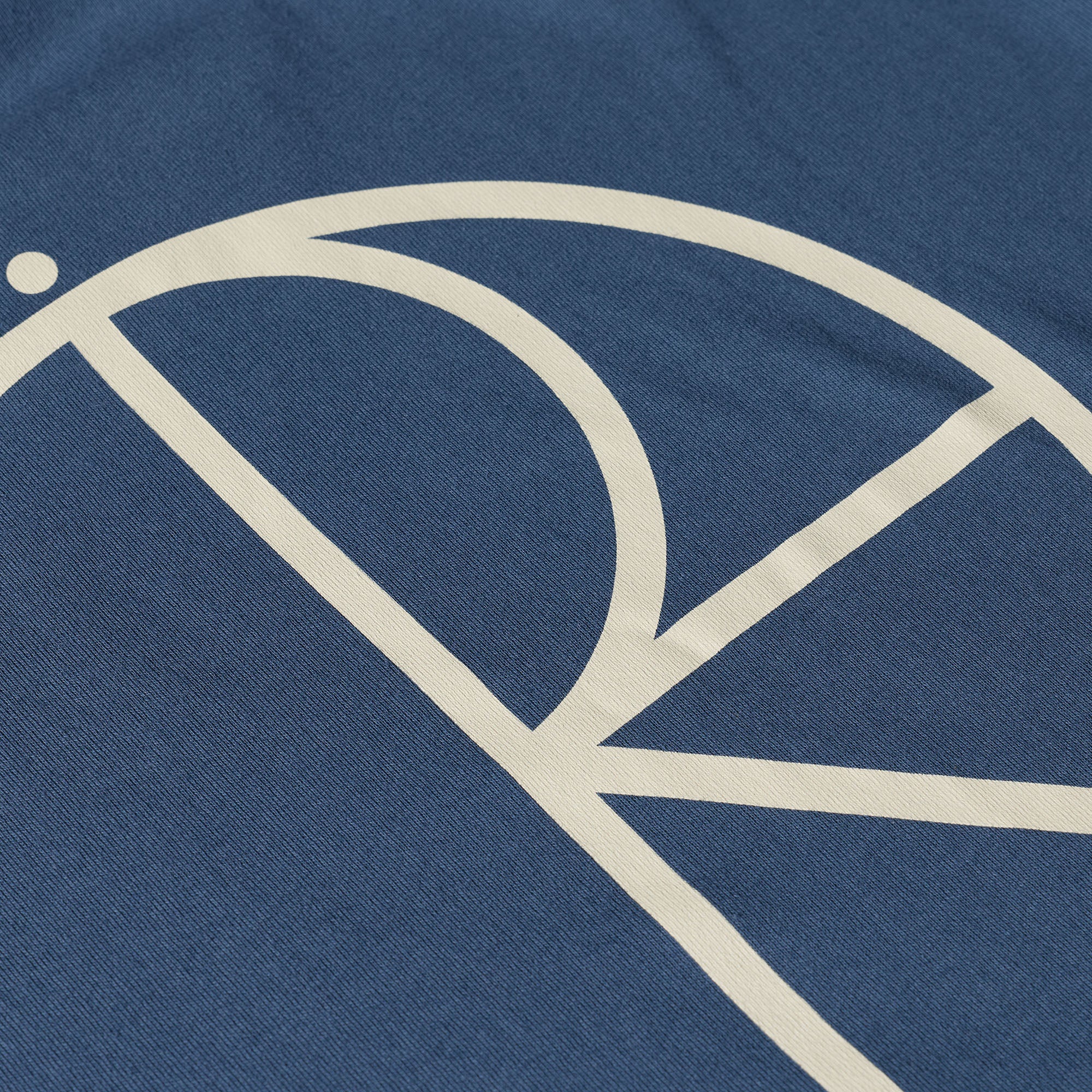 Polar Stroke Logo Contrast T-Shirt Grey Blue
