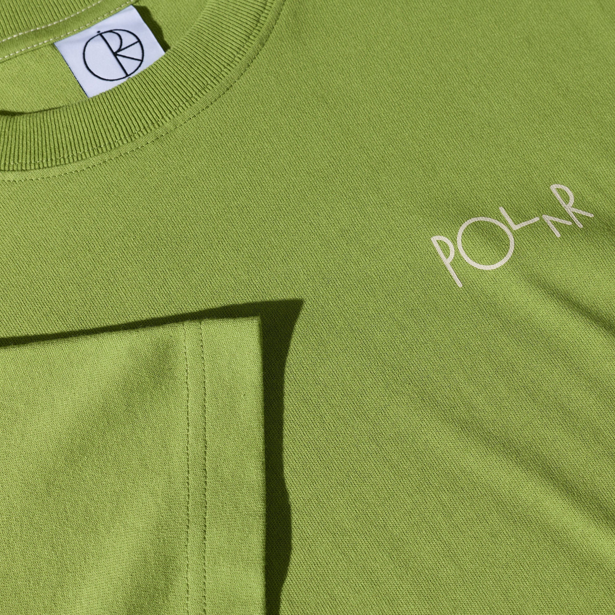 Polar Stroke Logo Contrast T-Shirt Peridot