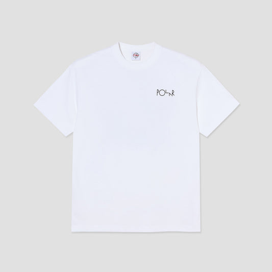 Polar Märtas Roses Fill Logo T-Shirt White