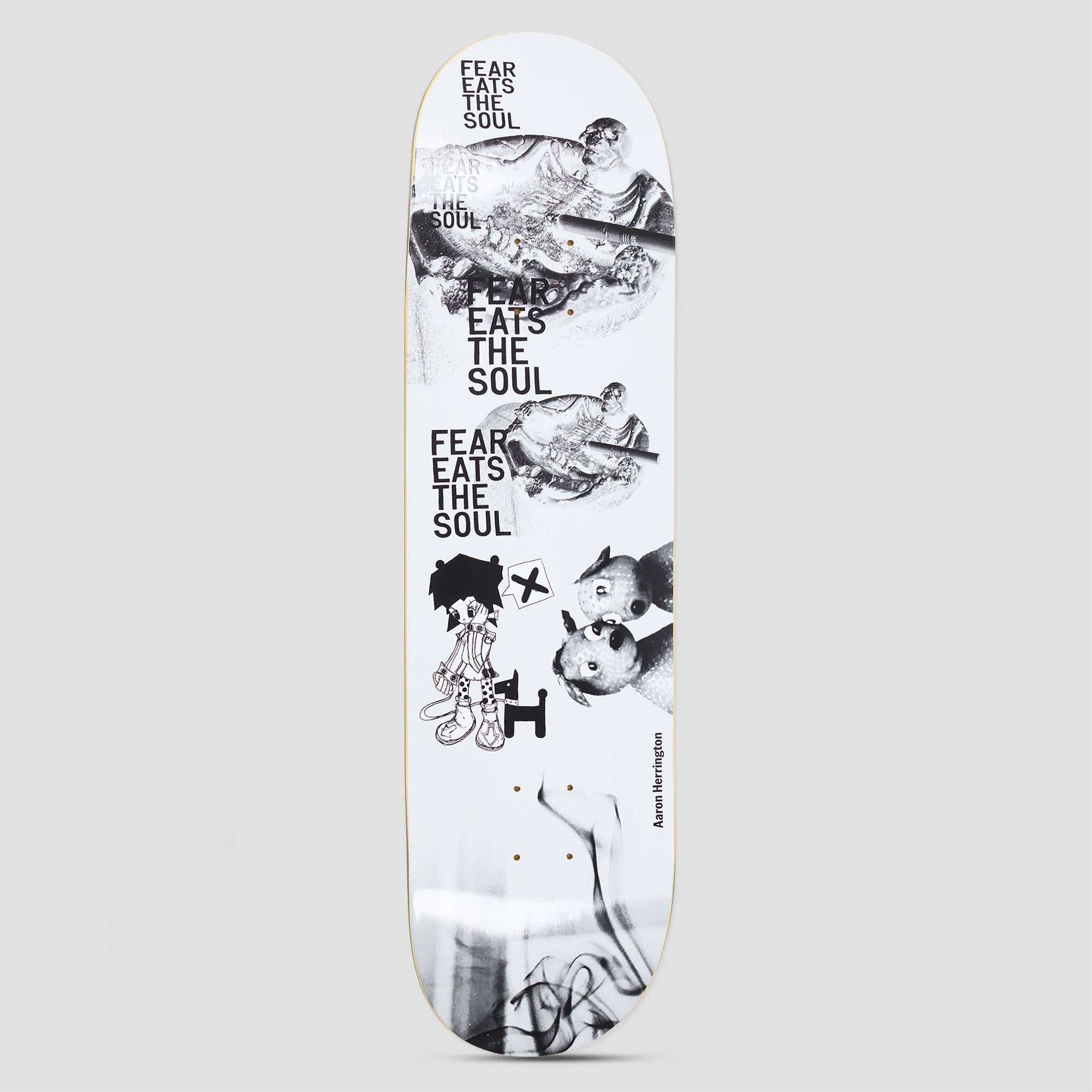 Polar 8.375 Aaron Herrington Fear Eats The Soul Skateboard Deck