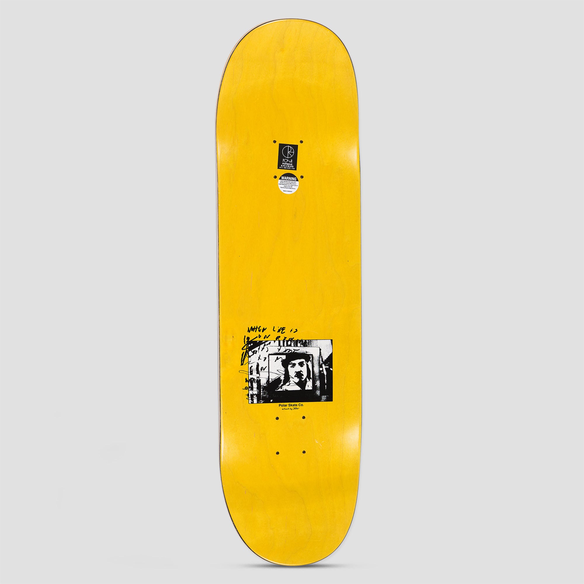 Polar 8.75 Alv Markisches Museum Skateboard Deck