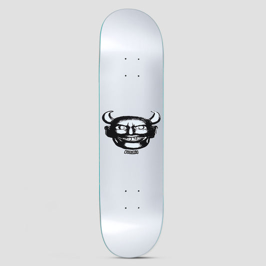 Polar 8.5 Nick Boserio Silver Devil Short Skateboard Deck