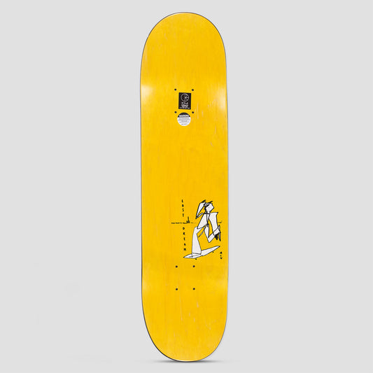 Polar 8.25 Team / Alv Soul Portrait Skateboard Deck Grey