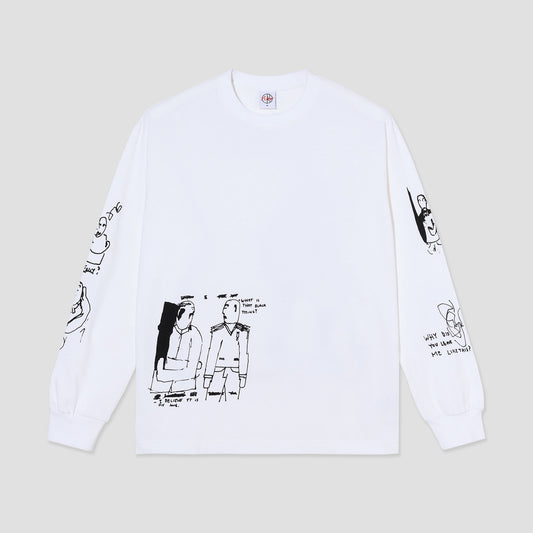 Polar The End Longsleeve T-Shirt White