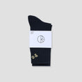 Load image into Gallery viewer, Polar Large Rib Socks College Dark Navy
