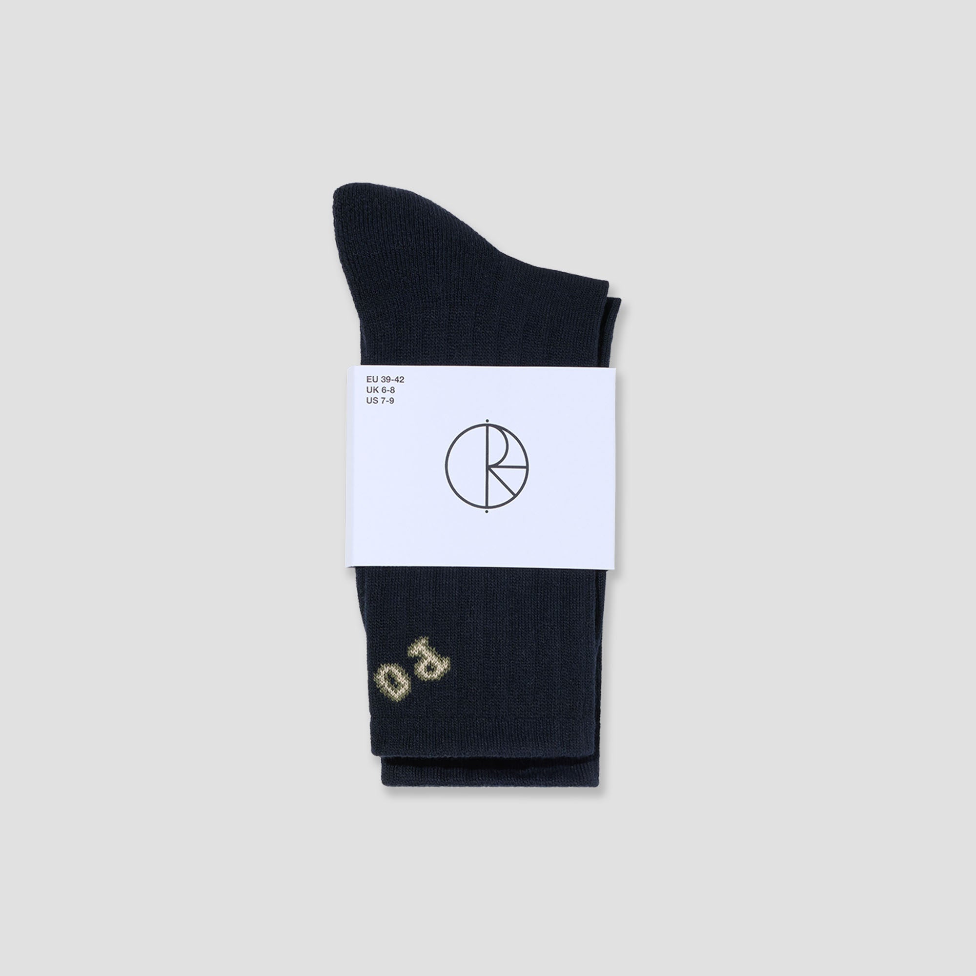 Polar Large Rib Socks College Dark Navy