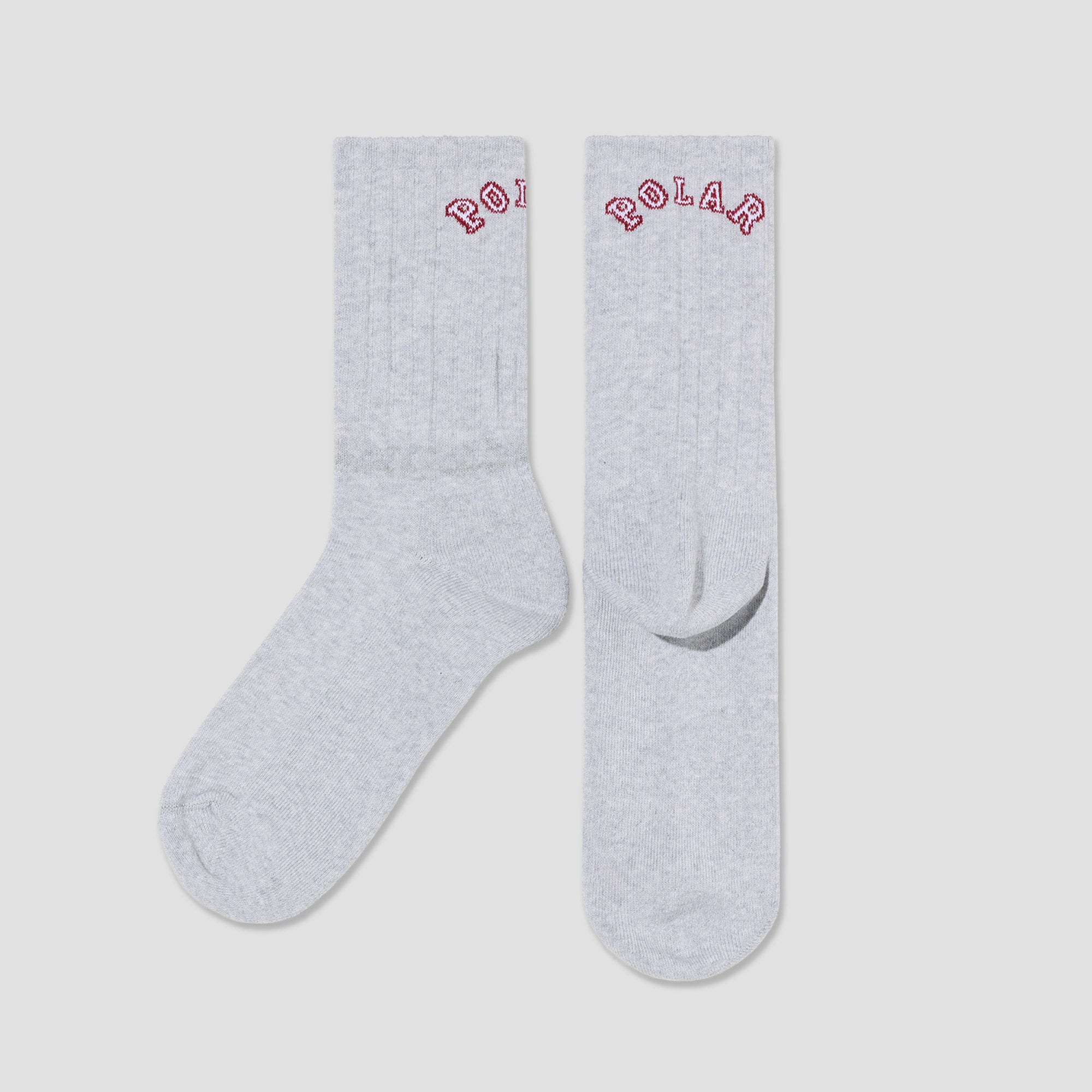 Polar Large Rib Socks College Heather Grey