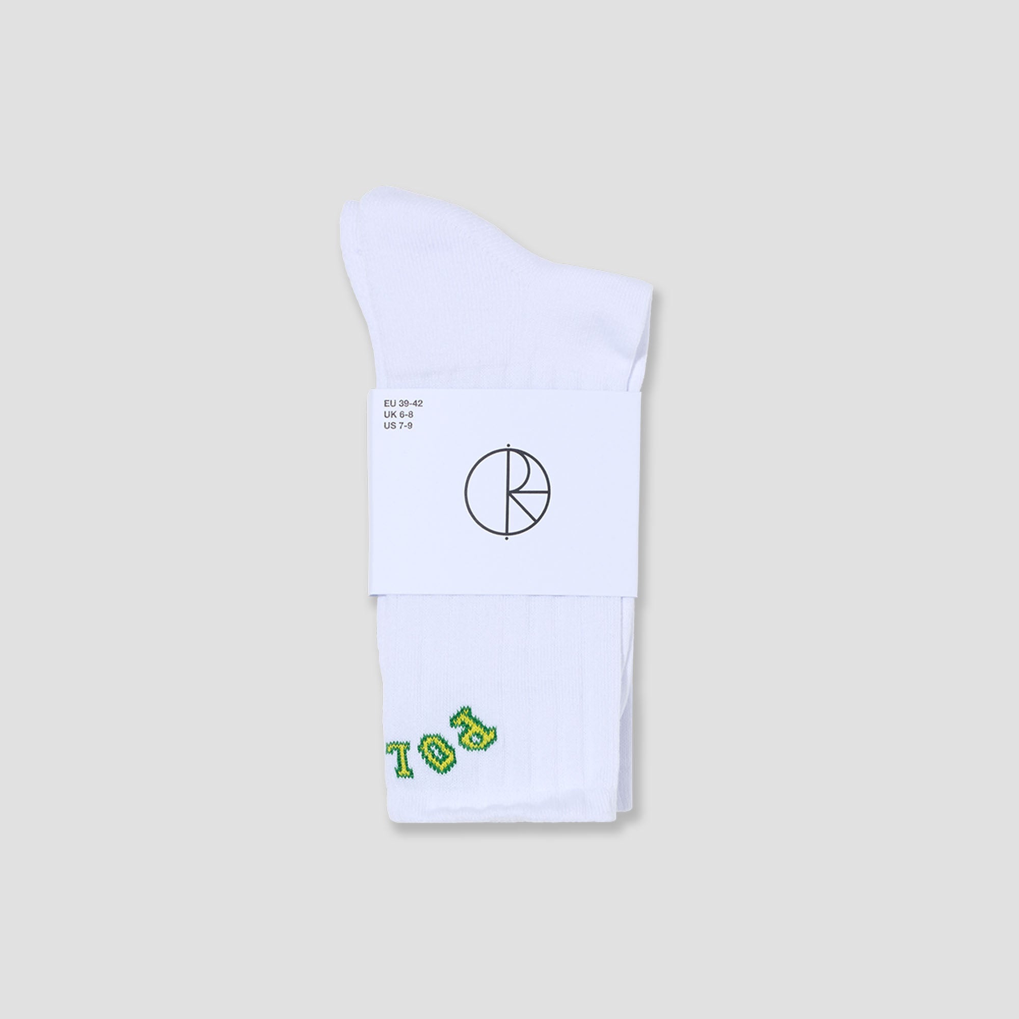 Polar Large Rib Socks College White