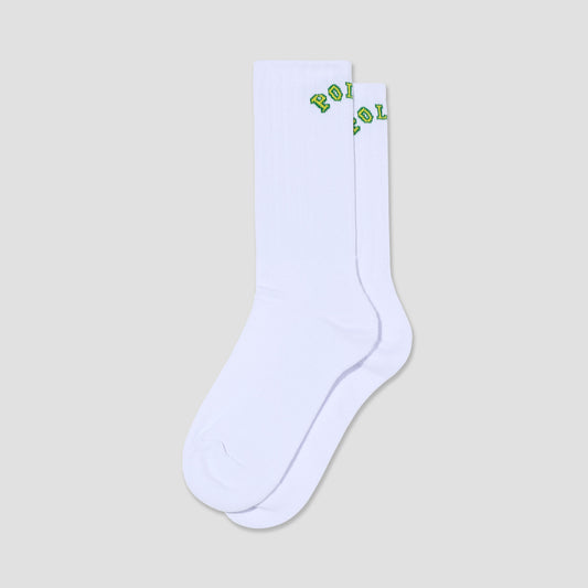 Polar Large Rib Socks College White