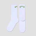 Load image into Gallery viewer, Polar Large Rib Socks College White
