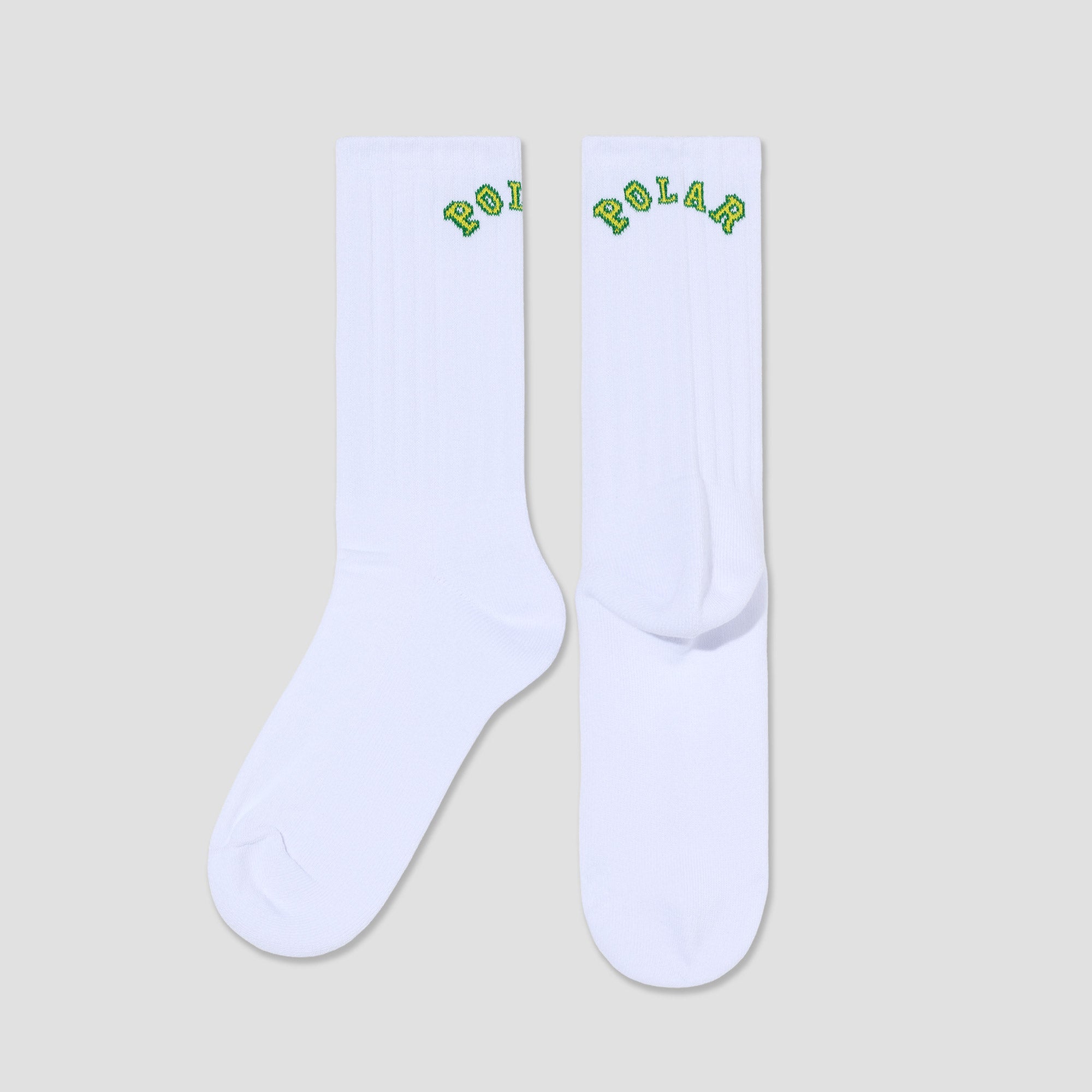 Polar Large Rib Socks College White