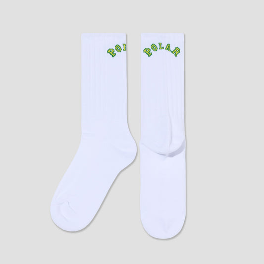 Polar Large Rib Socks College White