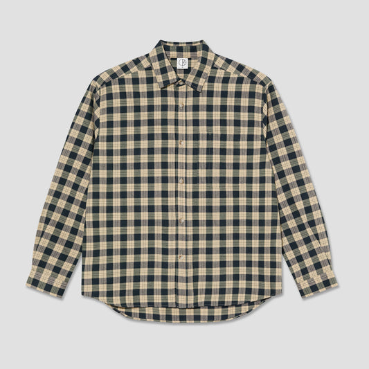 Polar Mitchell Longsleeve Shirt Teal / Butter