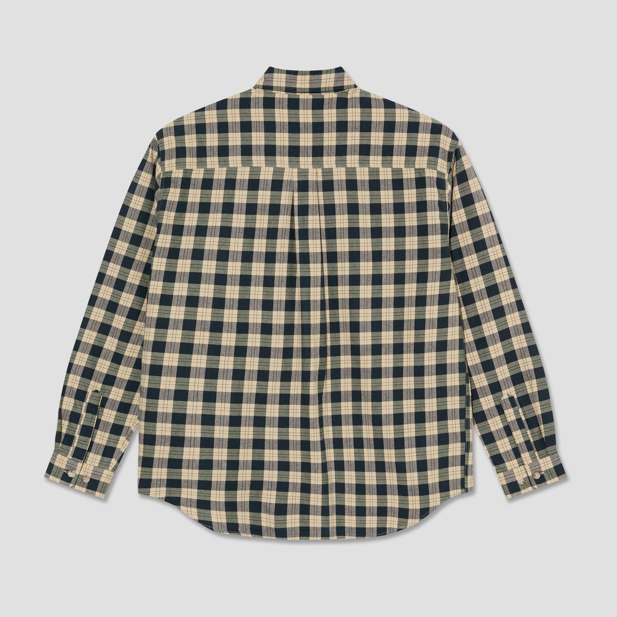 Polar Mitchell Longsleeve Shirt Teal / Butter