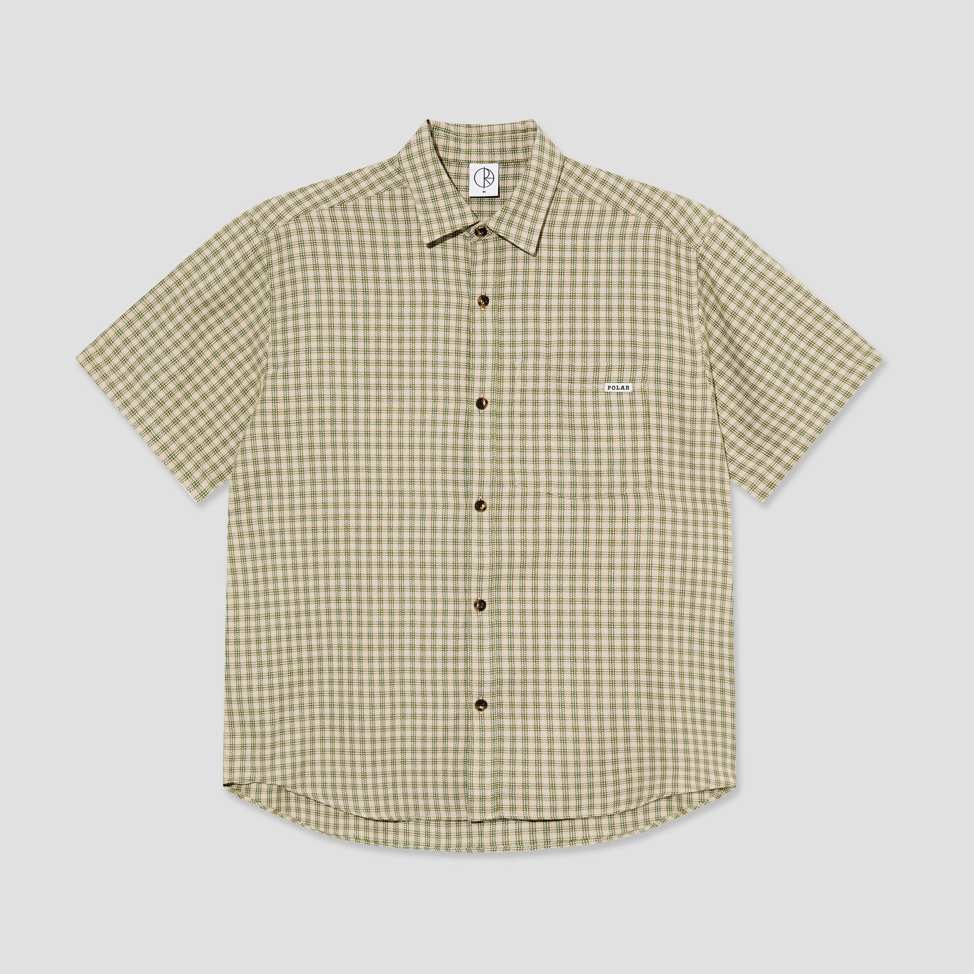 Polar Mitchell Shirt Beige / Green
