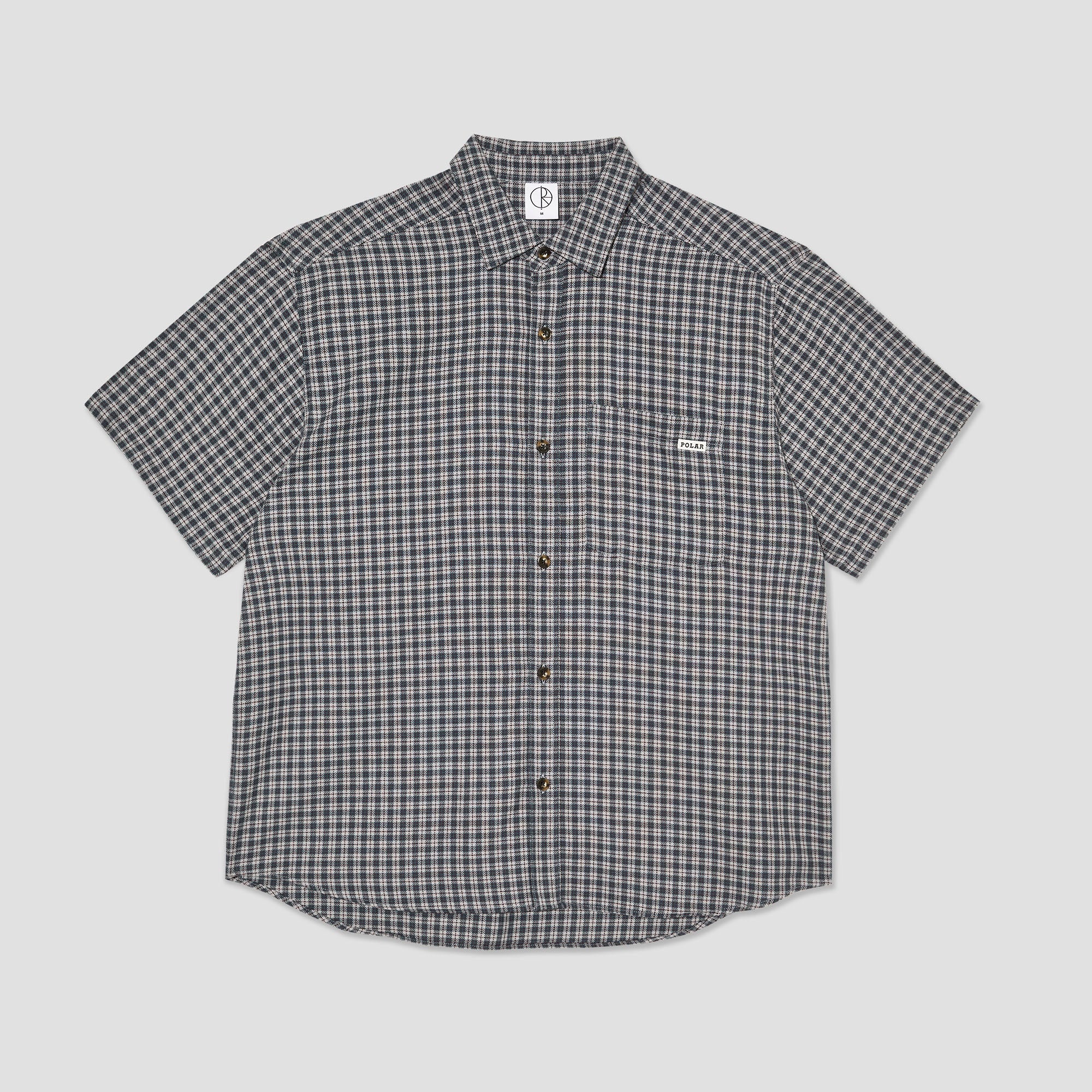 Polar Mitchell Shirt Petrol / Bordeaux