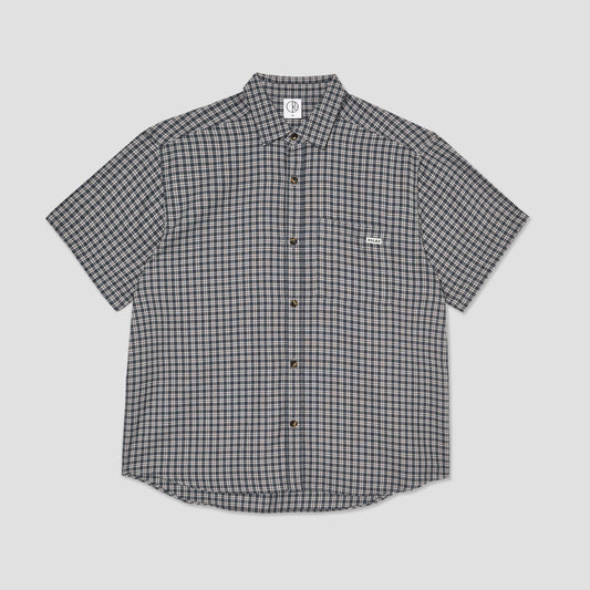 Polar Mitchell Shirt Petrol / Bordeaux