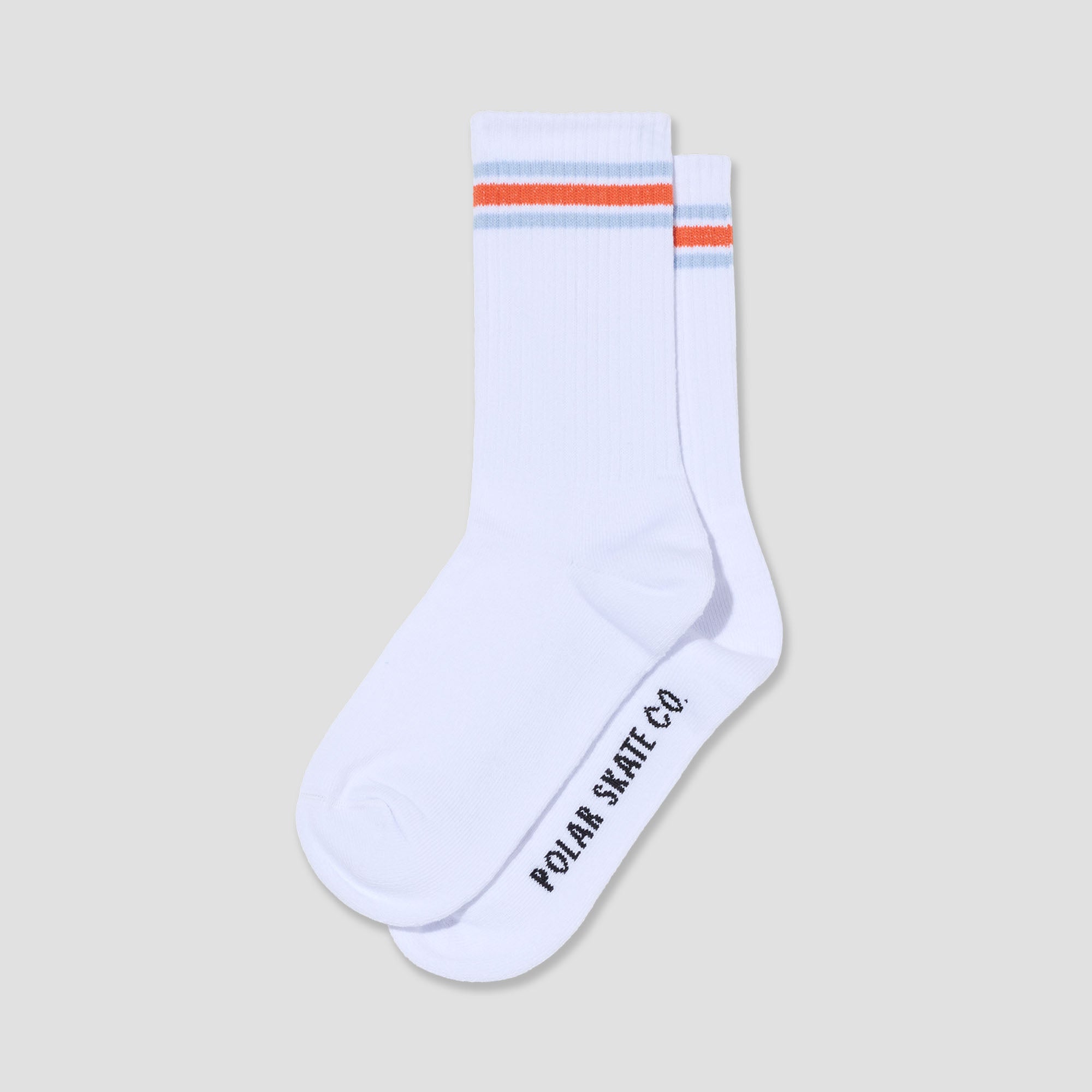 Polar Rib Socks Stripes White / Orange / Blue