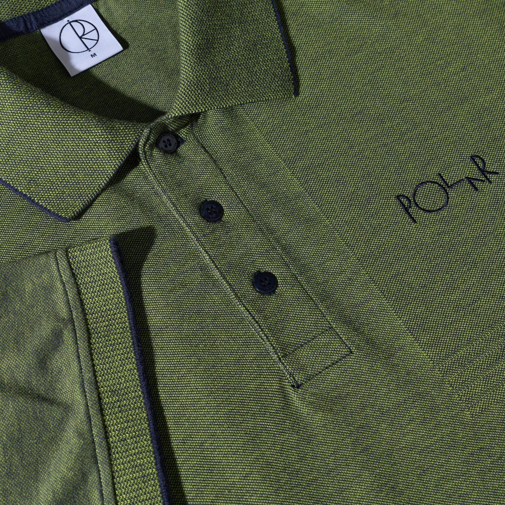 Polar Surf Polo Shirt Pique Green / Blue