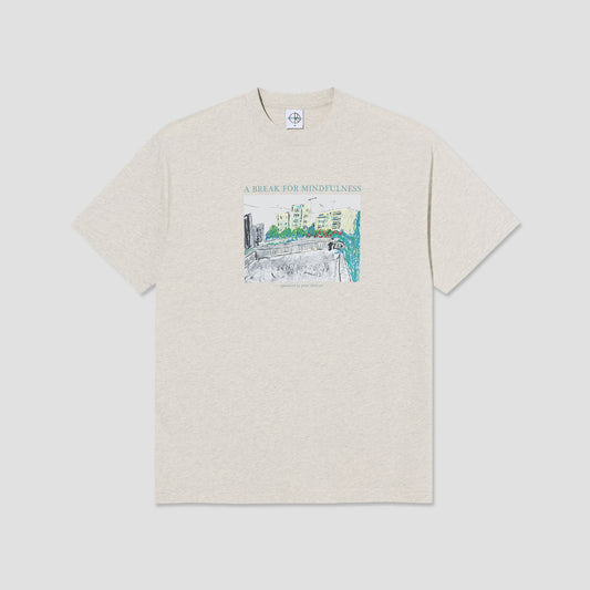 Polar Mindfulness T-Shirt Ivory Grey Melange