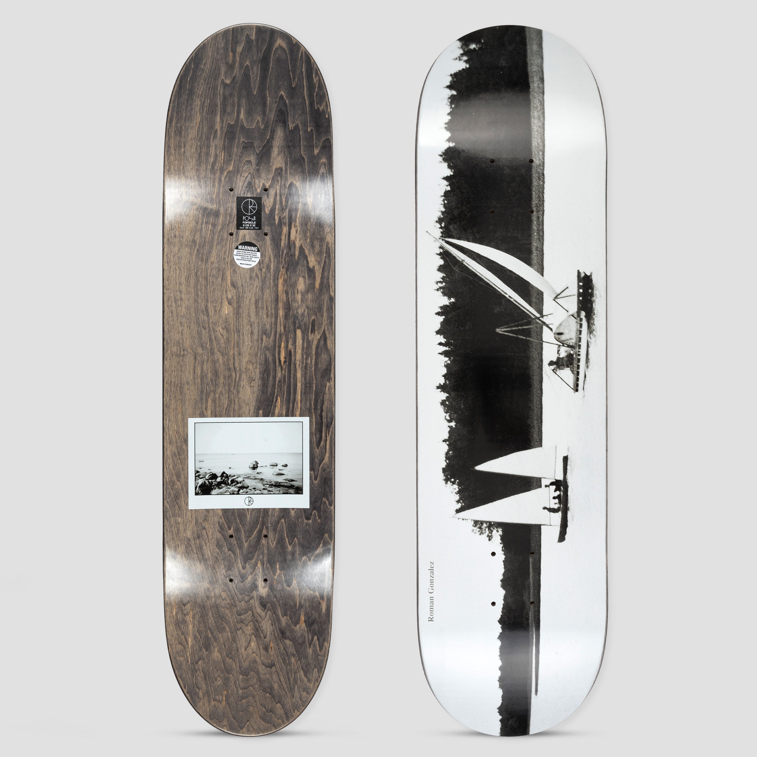 Polar 8.125 Roman Gonzalez Dinghies Skateboard Deck – Slam City Skates