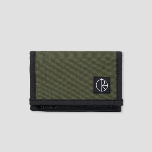 Polar Skate Co Key Wallet Stroke Logo Army Green