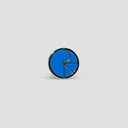 Polar Skate Co Pin Fill Logo Blue