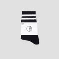 Load image into Gallery viewer, Polar Happy Sad Classic Socks Black / White
