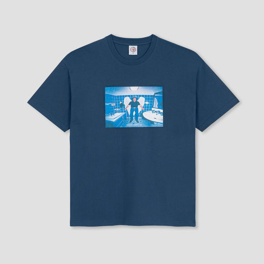 Polar Skate Co Angel Man T-Shirt Grey Blue