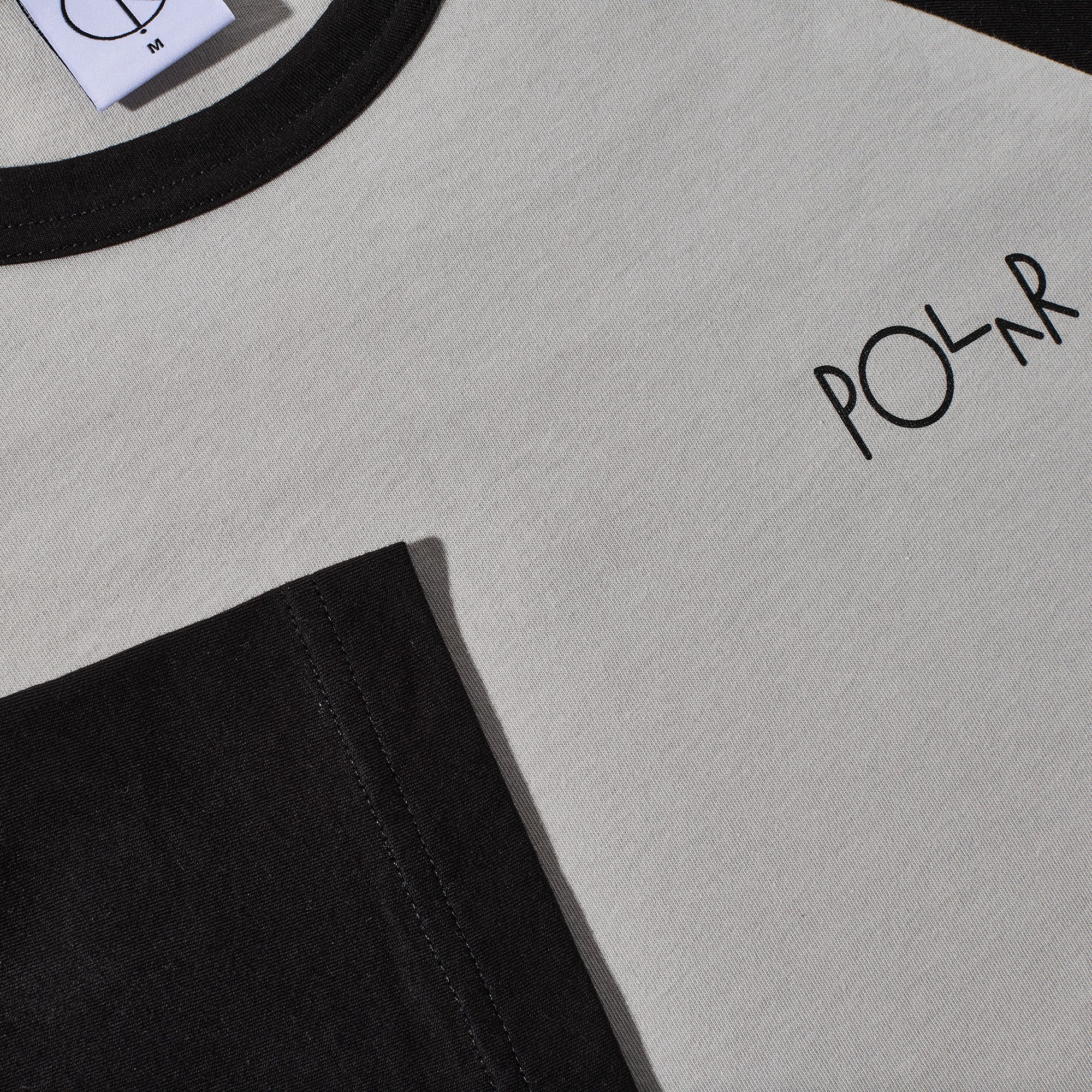 Polar 3/4 Sleeve T-Shirt Black / Silver
