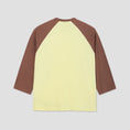 Load image into Gallery viewer, Polar 3/4 Sleeve T-Shirt Cinnamon / Light Yellow
