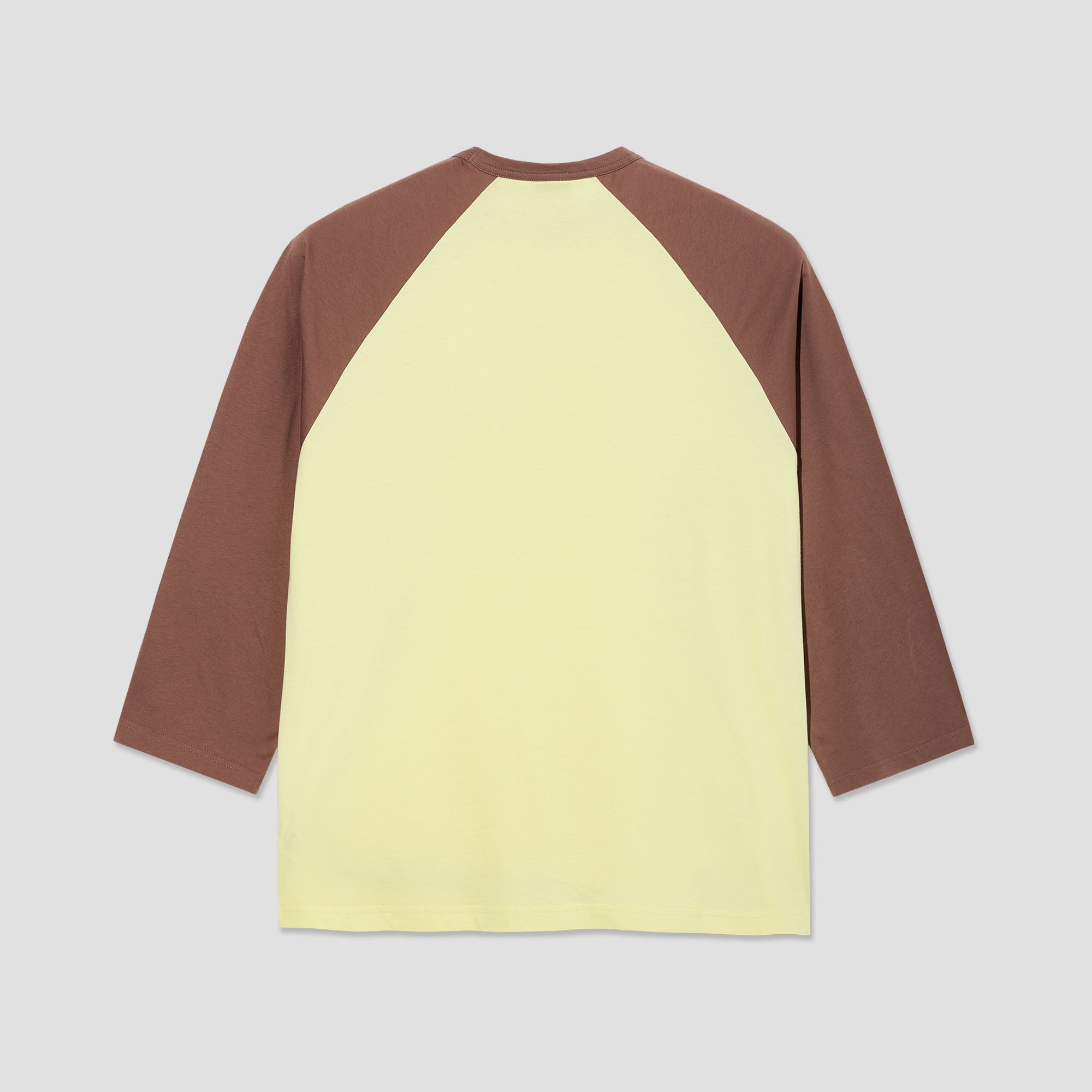 Polar 3/4 Sleeve T-Shirt Cinnamon / Light Yellow