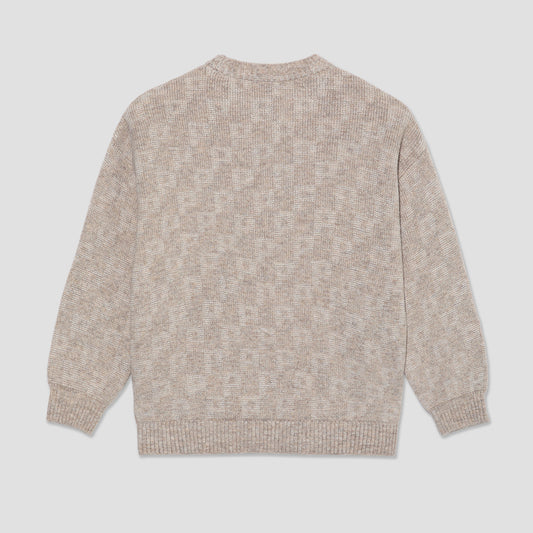 Polar George Sweater Crew P Pattern Sand