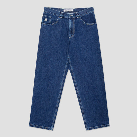 Polar 93 Pants Dark Blue / White Stitching
