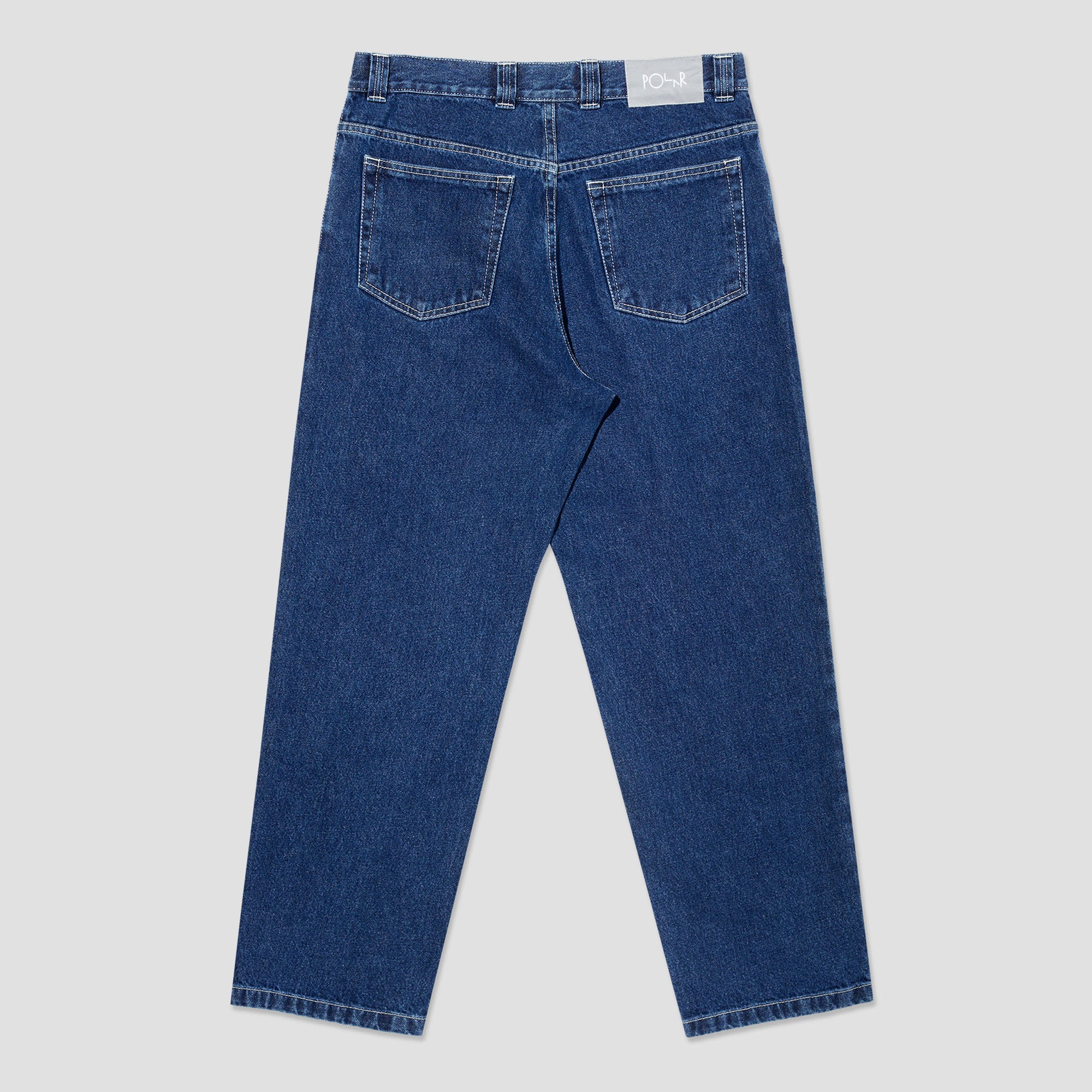 Polar 93 Pants Dark Blue / White Stitching