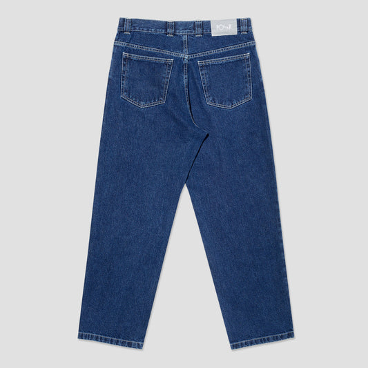 Polar 93 Pants Dark Blue / White Stitching