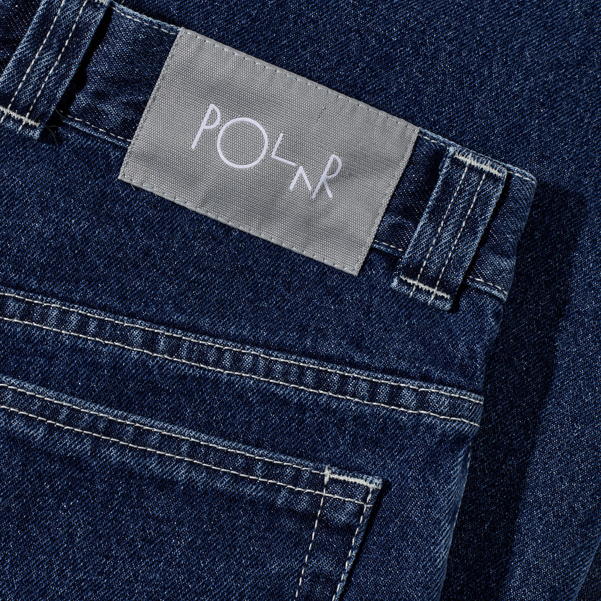 Polar 93 Pants Dark Blue / White Stitching