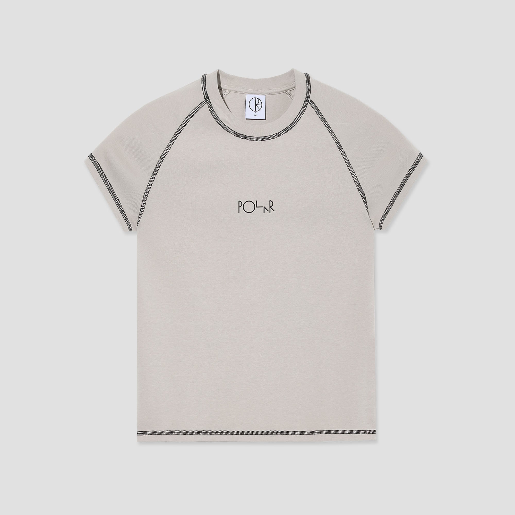 Polar Script Logo Baby T-Shirt Grey / Black