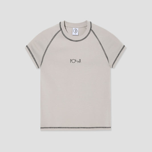Polar Script Logo Baby T-Shirt Grey / Black
