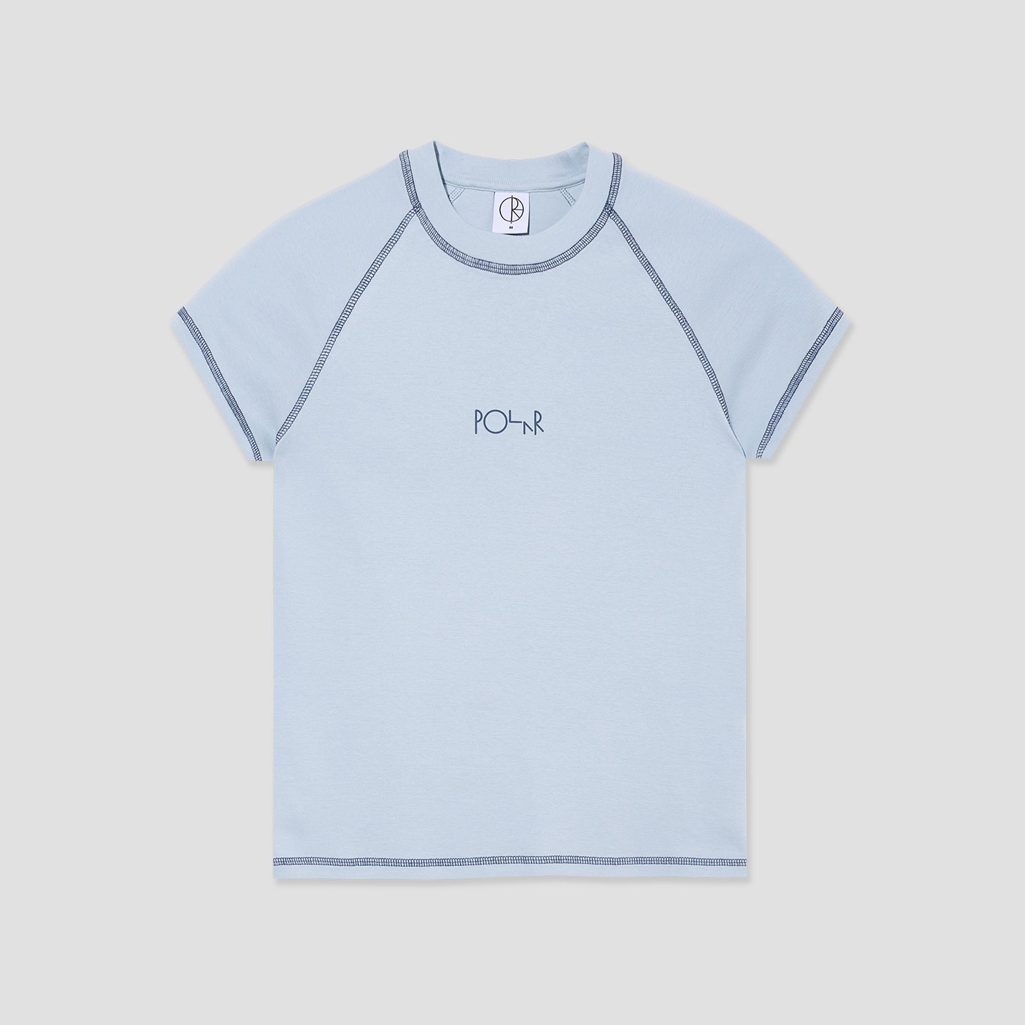Polar Script Logo Baby T-Shirt Light Blue / Dark Blue